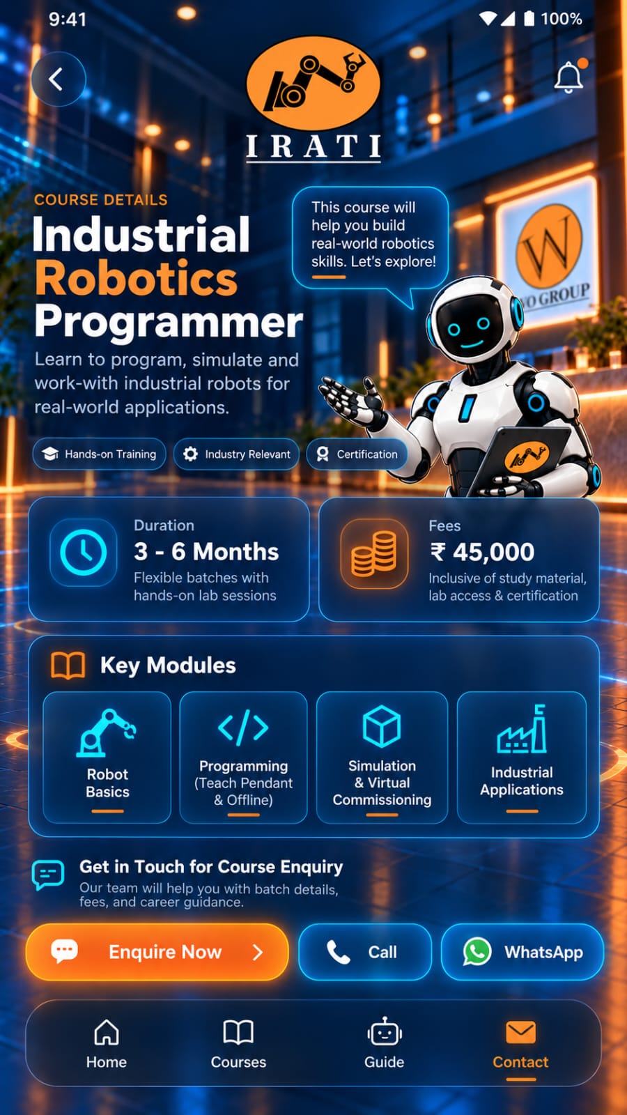 FR3 interactive robot assistant